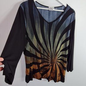 Parsley & Sage 3/4 Sleeve Top Size XL